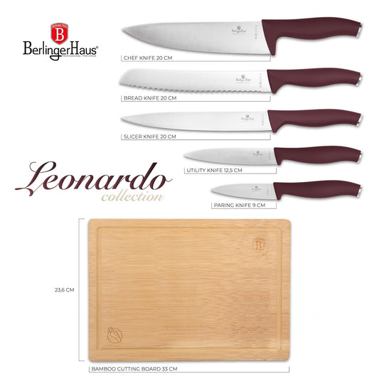 Berlinger Haus 6-delt Knivsæt Leonardo