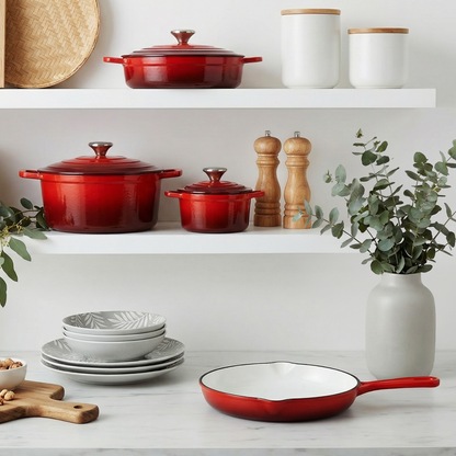 CS Solingen Støbejernsgryde-sæt, 7 dele