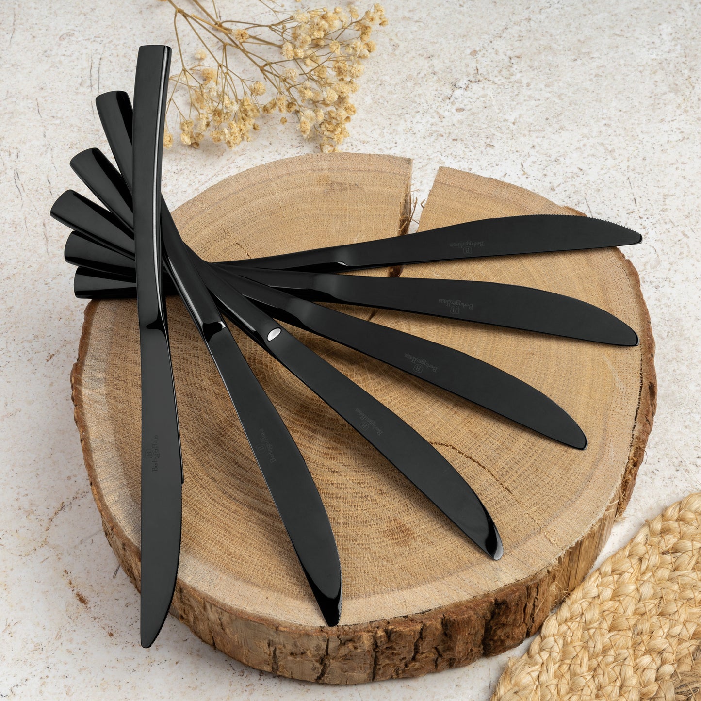 Bestik sæt i rustfrit stål – Black Mirror Edition (24 dele)