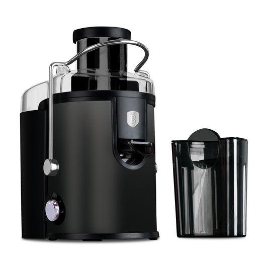 Juicer i rustfrit stål, sort