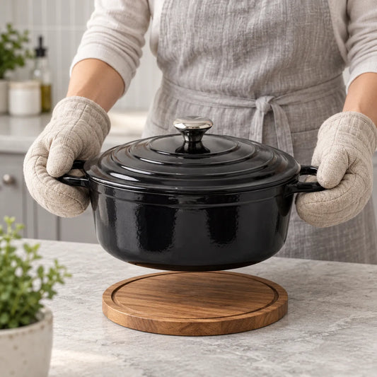 CS Solingen støbejernsgryde sort - 26 cm